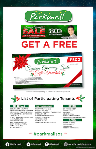 Celebrate the Christmas Season with a shopping spree at Parkmall | Cebu Finest