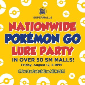 The SM Supermalls Pokemon Go Lure Party | Cebu Finest