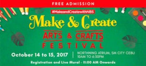 Make and Create: An Arts and Crafts Festival at NBS SM City Cebu | Cebu Finest