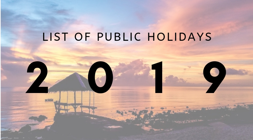 Save The Dates: 2019 Public Holidays in the Philippines | Cebu Finest