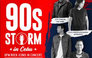 OPM Rock Icons in Concert: 90s Storm is coming to Sinulog in Cebu | Cebu Finest