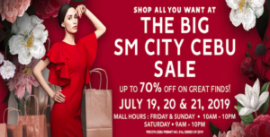 It's the Big SM City Cebu Sale, up to 70% discount starting July 19 | Cebu Finest