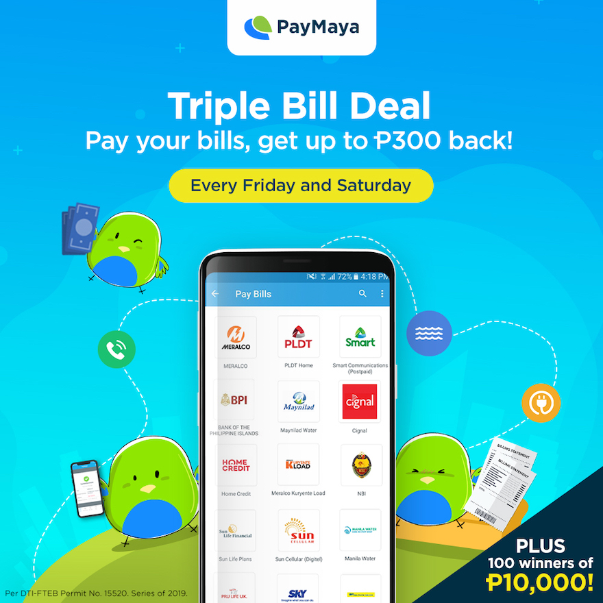 PLDT, Smart, Pag-IBIG and other bills? Don't pay cash, PayMaya! | Cebu Finest