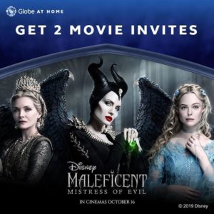 Score Movie Passes for the Family to Watch Disney’s “Maleficent: Mistress of Evil” with Globe At Home Postpaid | Cebu Finest