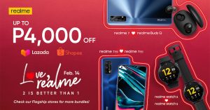 Love, realme Special: Up to PHP4,000 discount on best-selling devices on V-Day | CebuFinest