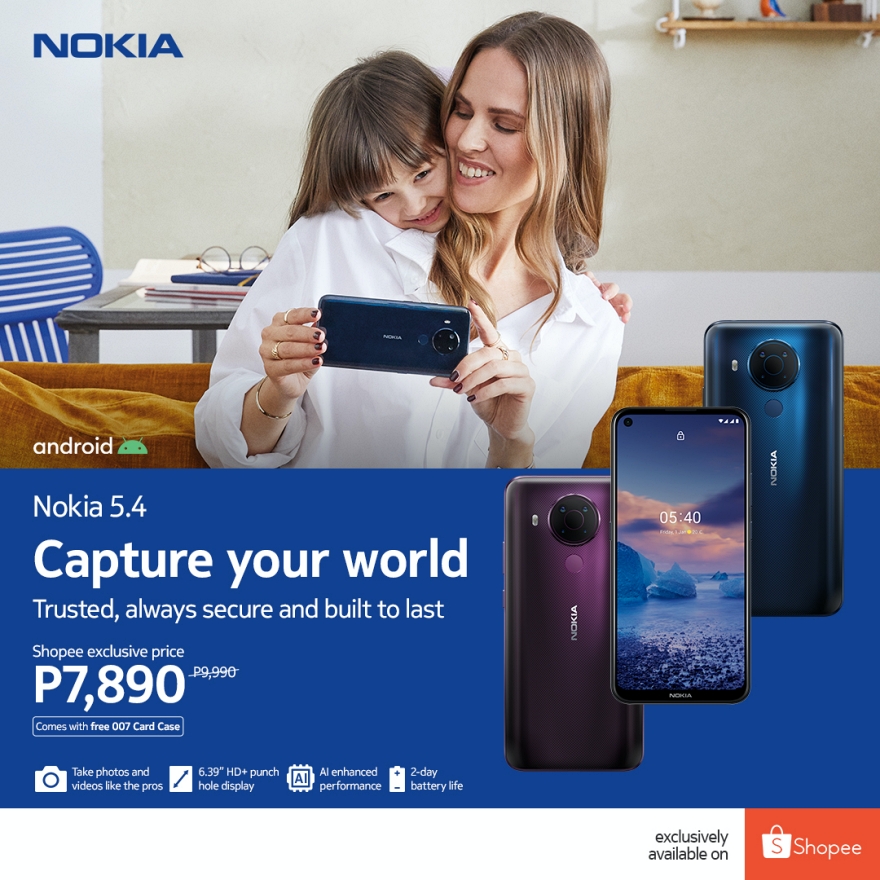 The new Nokia 5.4 now exclusively available for Php 7,890 on Shopee | CebuFinest