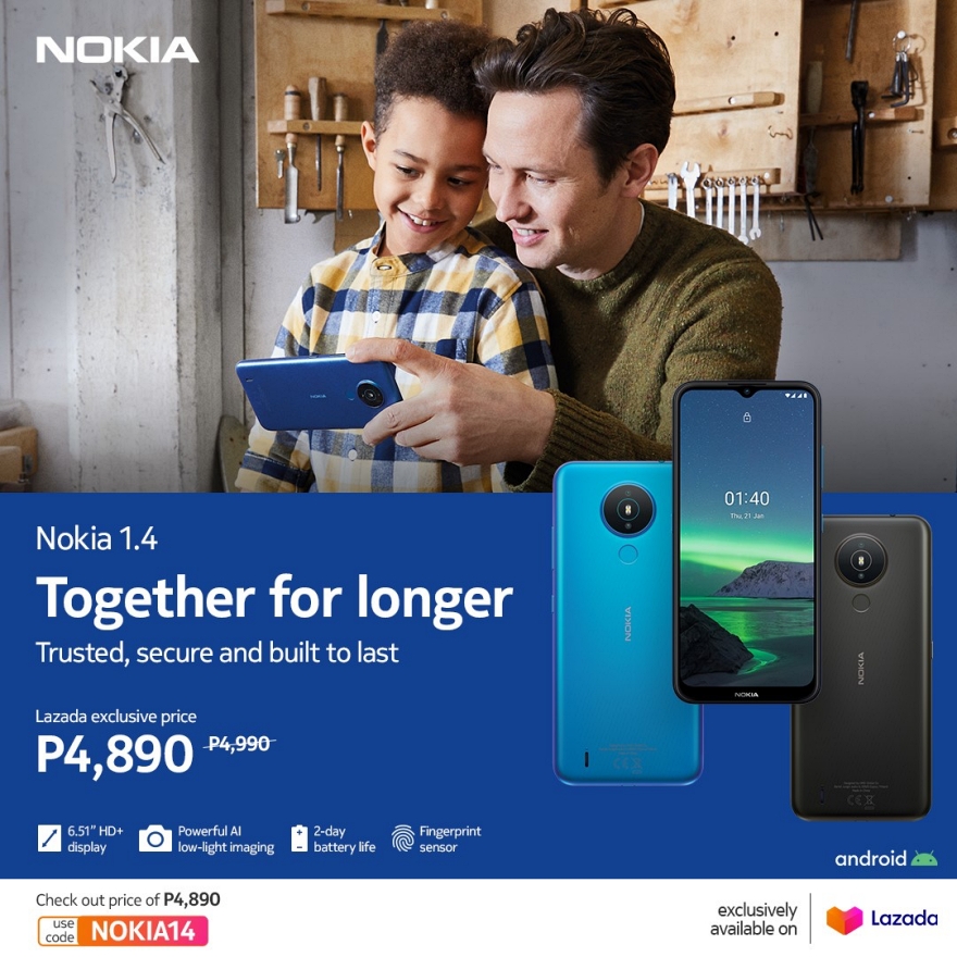 The Nokia 1.4: A phone engineered and built in the moment | CebuFinest