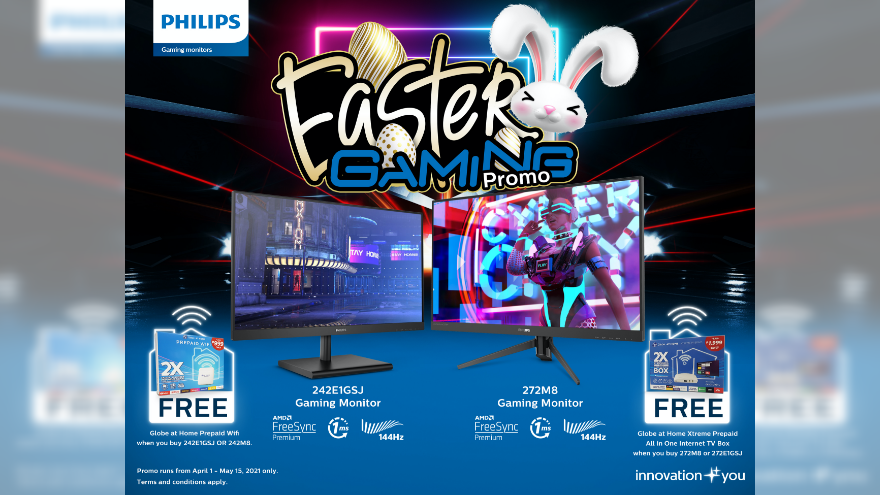 Philips Gaming Monitors partners up with Globe, launches Easter Gaming Promo | CebuFinest