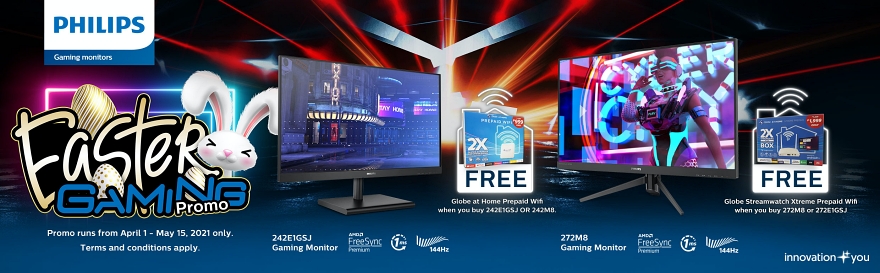 Philips Gaming Monitors partners up with Globe, launches Easter Gaming Promo | CebuFinest