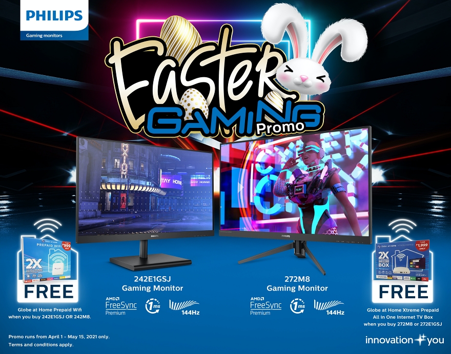 Philips Gaming Monitors partners up with Globe, launches Easter Gaming Promo | CebuFinest