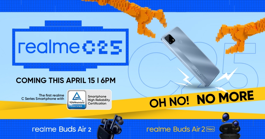 realme launches realme C25 on April 15, offers a new standard of reliability for everyday challenges | CebuFinest