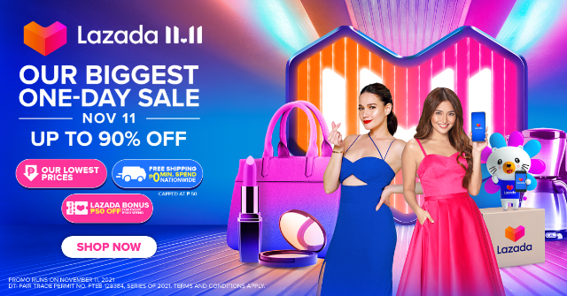 Lazada's 11.11 Our Biggest One-Day Sale goes all out with Fashion Bonus Offers | CebuFinest