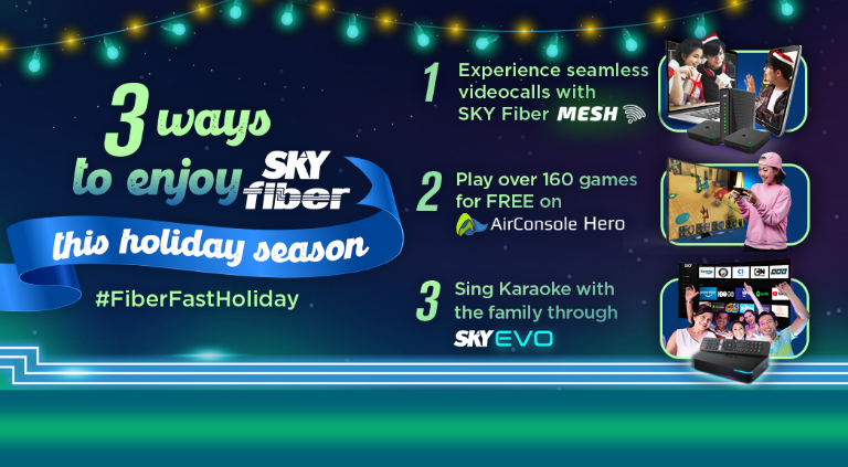 3 Ways to make Holiday Celebration at Home more Festive with SKY Fiber | CebuFinest