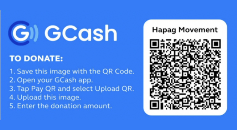 Hapag Movement Donate via GCash app | CebuFinest