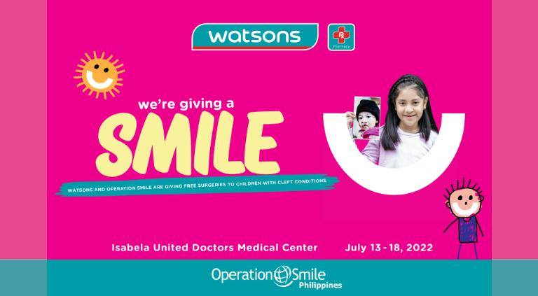 Watsons and Operation Smile Philippines bring Perfect Smiles to 30 children in Isabela | CebuFinest