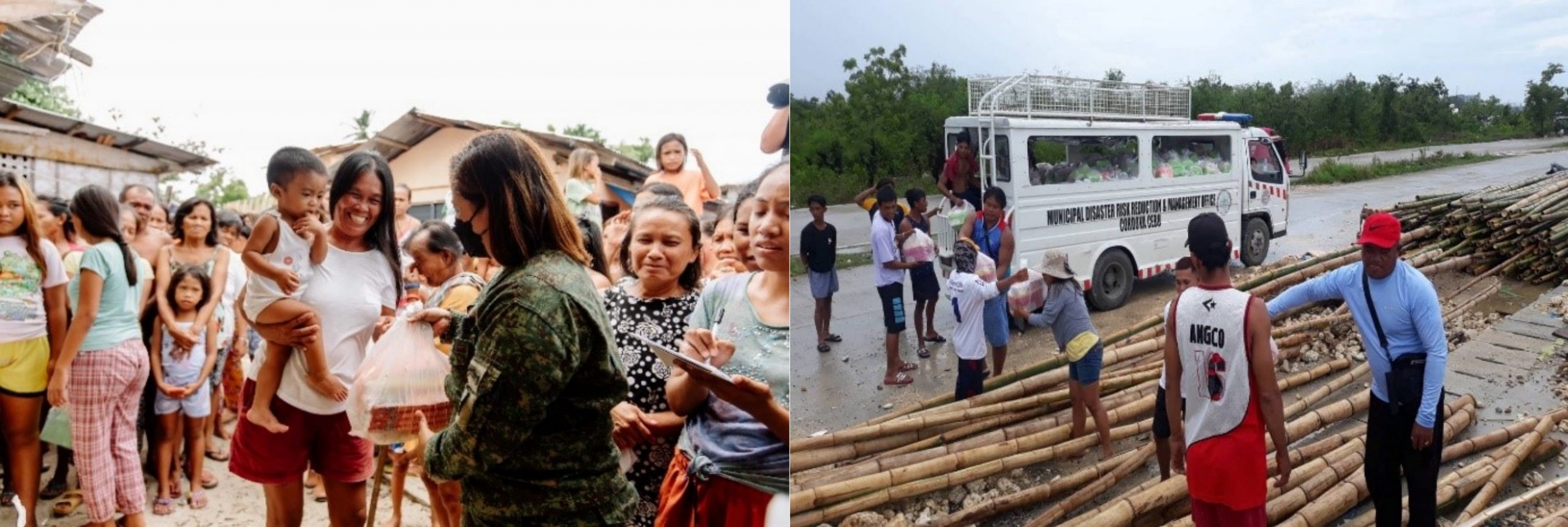 Families from Hilontungan Island and Brgy. Catarman in Cebu received relief goods from Caltex and Landers Superstore | CebuFinest