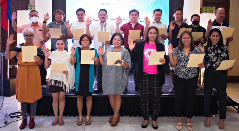 The Founding Members of Cebu Online News Press Corps. | CebuFinest