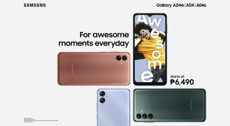 Create Awesome Moments Everyday with the new Samsung Galaxy A04 Series smartphones, now available at Aerophone for as low as ₱6,490! | CebuFinest