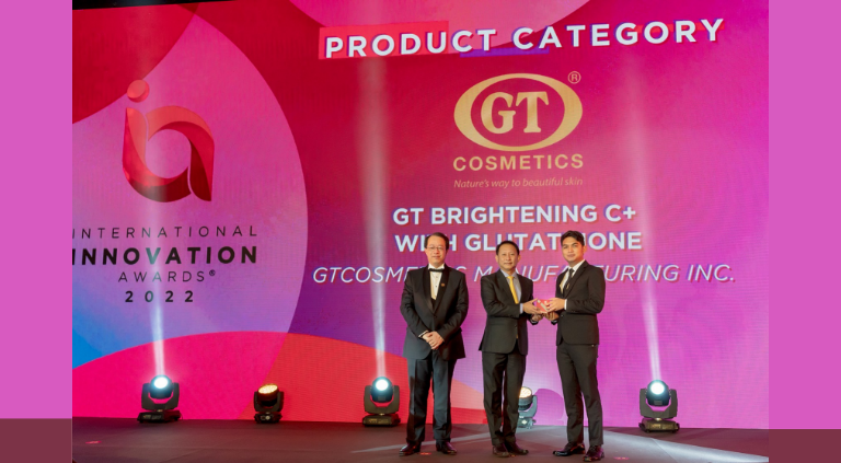 Filipino-owned GT Cosmetics' Brightening C+ with Glutathione products win global award for innovation this year | CebuFinest