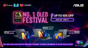 ASUS celebrates '2.2 No. 1 OLED Festival' with up to 10% OFF on Vivobook and Zenbook devices | CebuFinest