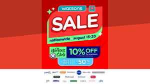 Score Big Discount at Watsons’ Nationwide Sale this August 15-20! | CebuFinest