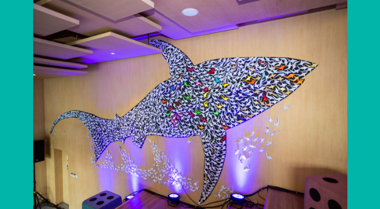 The “Largest Display of Origami Sharks” - lyf Cebu City | CebuFinest