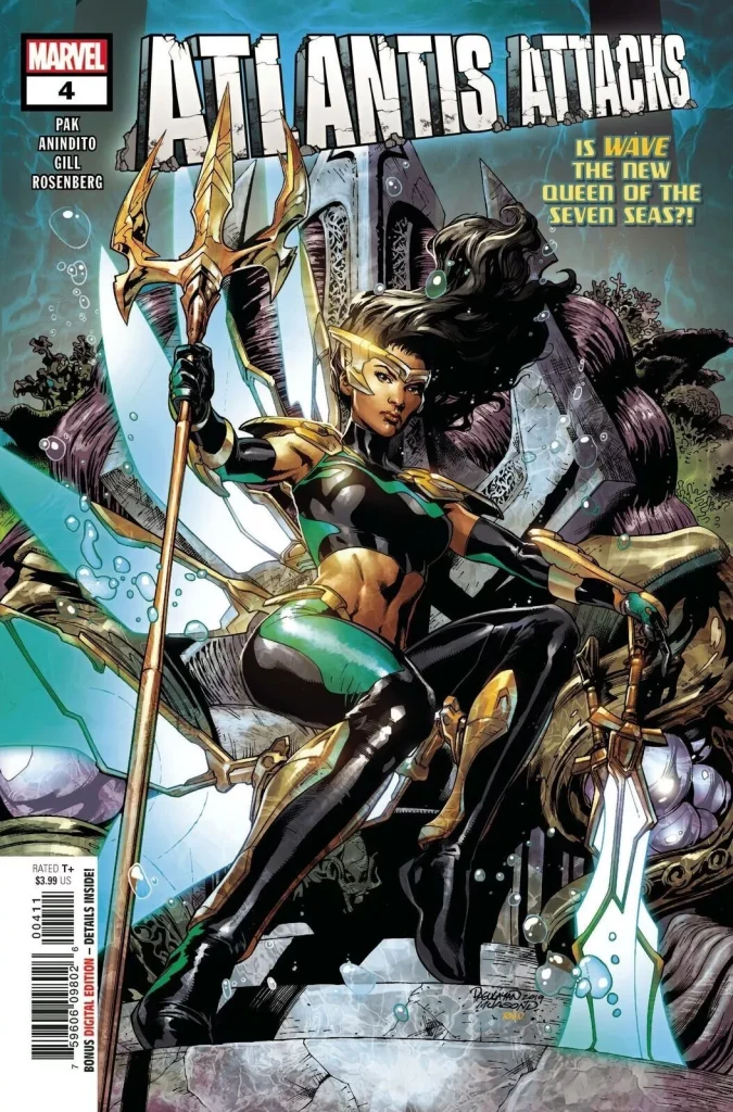 Wave at the cover of 'Atlantis Attacts #4 Marvel Comics | CebuFinest  